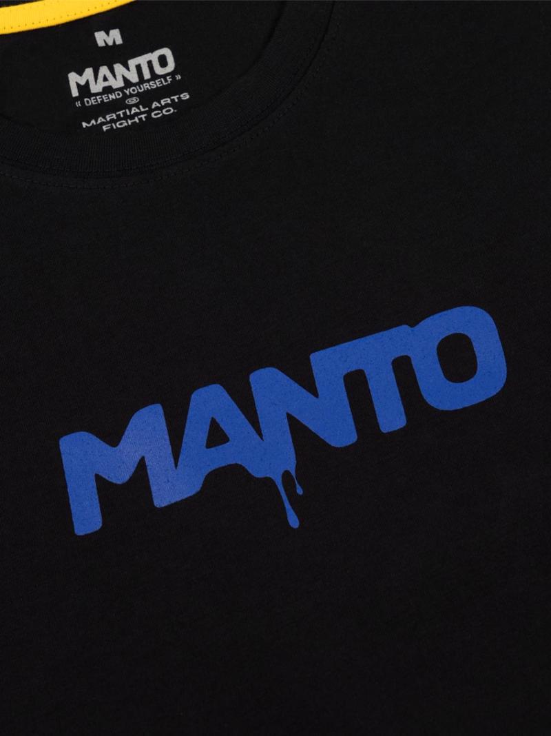 MANTO drip tshirt- black